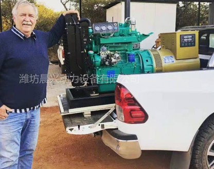 Overseas customers order 50kw generating sets